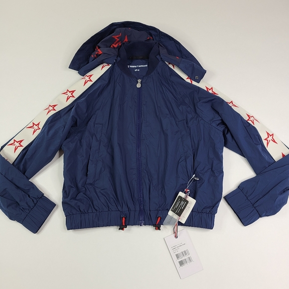 PERFECT MOMENT Navy Star Track Jacket sz XS - Picture 3 of 7